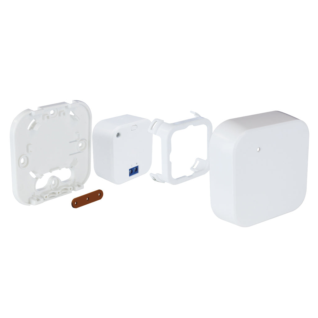 Smart Home Aufputzdose fuer Unterputz Funkrelais