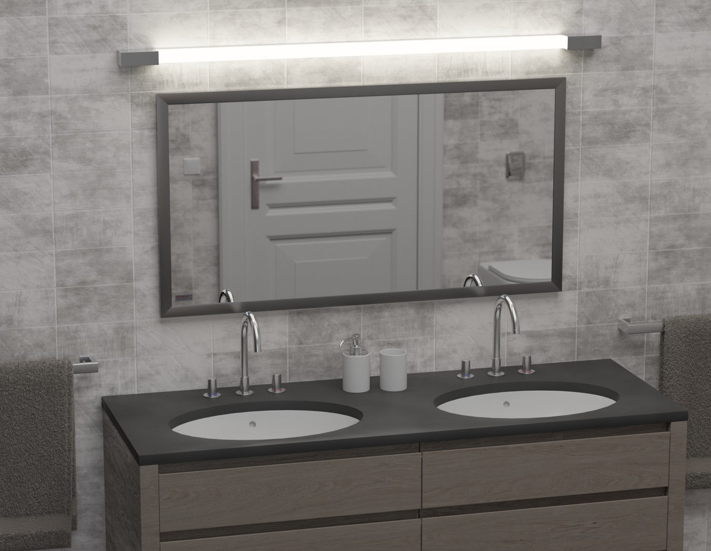 Aufpreis Spiegelvariante für infranomic Frame-Line Glas Infrarotheizung