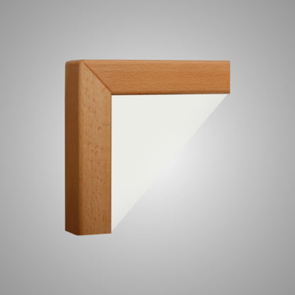 Aufpreis Echtholzrahmen Infranomic Frame-Line Glas Infrarotheizung weiss, schwarz, Spiegel oder Bildmotiv