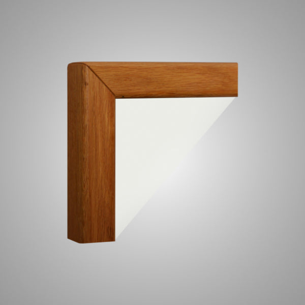 Aufpreis Echtholzrahmen Infranomic Frame-Line Glas Infrarotheizung weiss, schwarz, Spiegel oder Bildmotiv