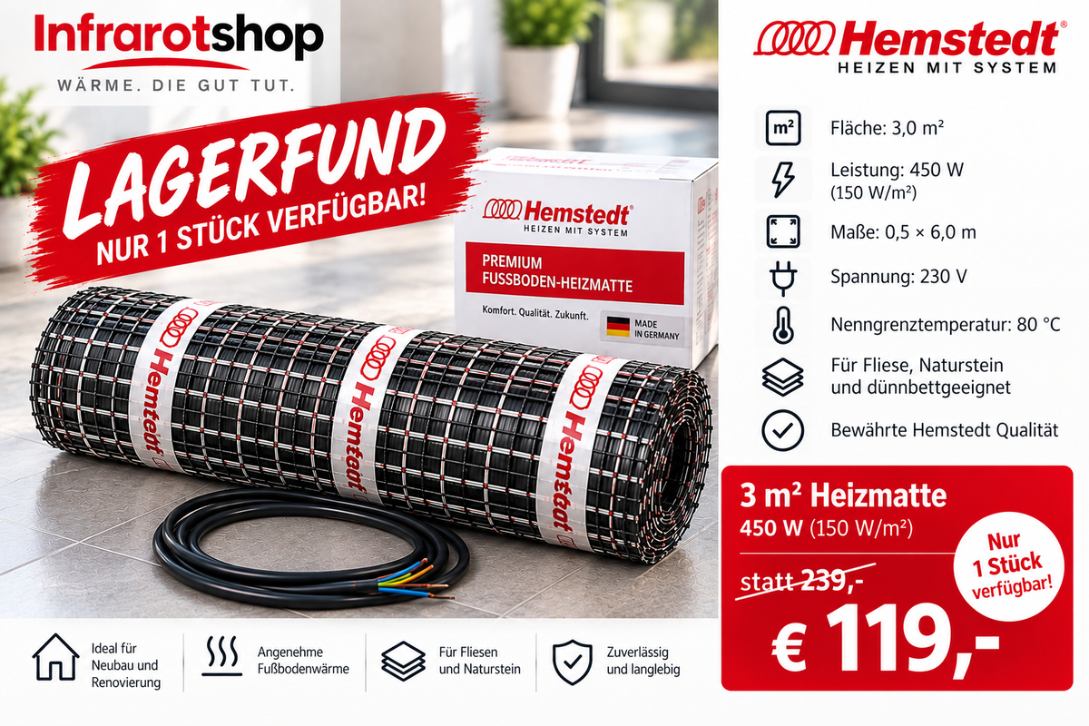 Hemstedt Premium Dünnbettheizmatte