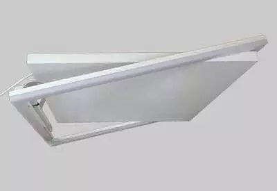 LED Lichtrahmen für HTI Steel Line Performance Infrarotheizkörper gravelly snow