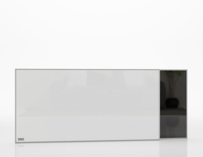 Infranomic Frame-Line Glas Infrarotheizung weiss oder schwarz, glänzend
