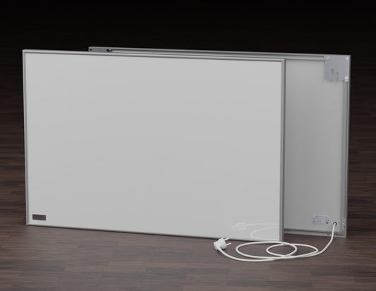 Infranomic Frame-Line Glas Infrarotheizung weiss oder schwarz, glänzend