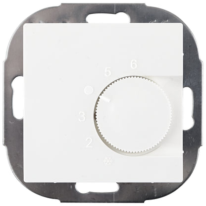 UP Raumthermostat 55x55 reinweiß für Schalterprogramme