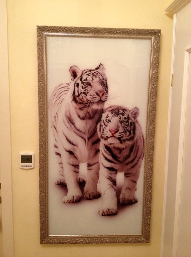 Aufpreis Stilrahmen Infranomic Frame-Line Glas Infrarotheizung weiss, schwarz, Spiegel oder Bildmotiv